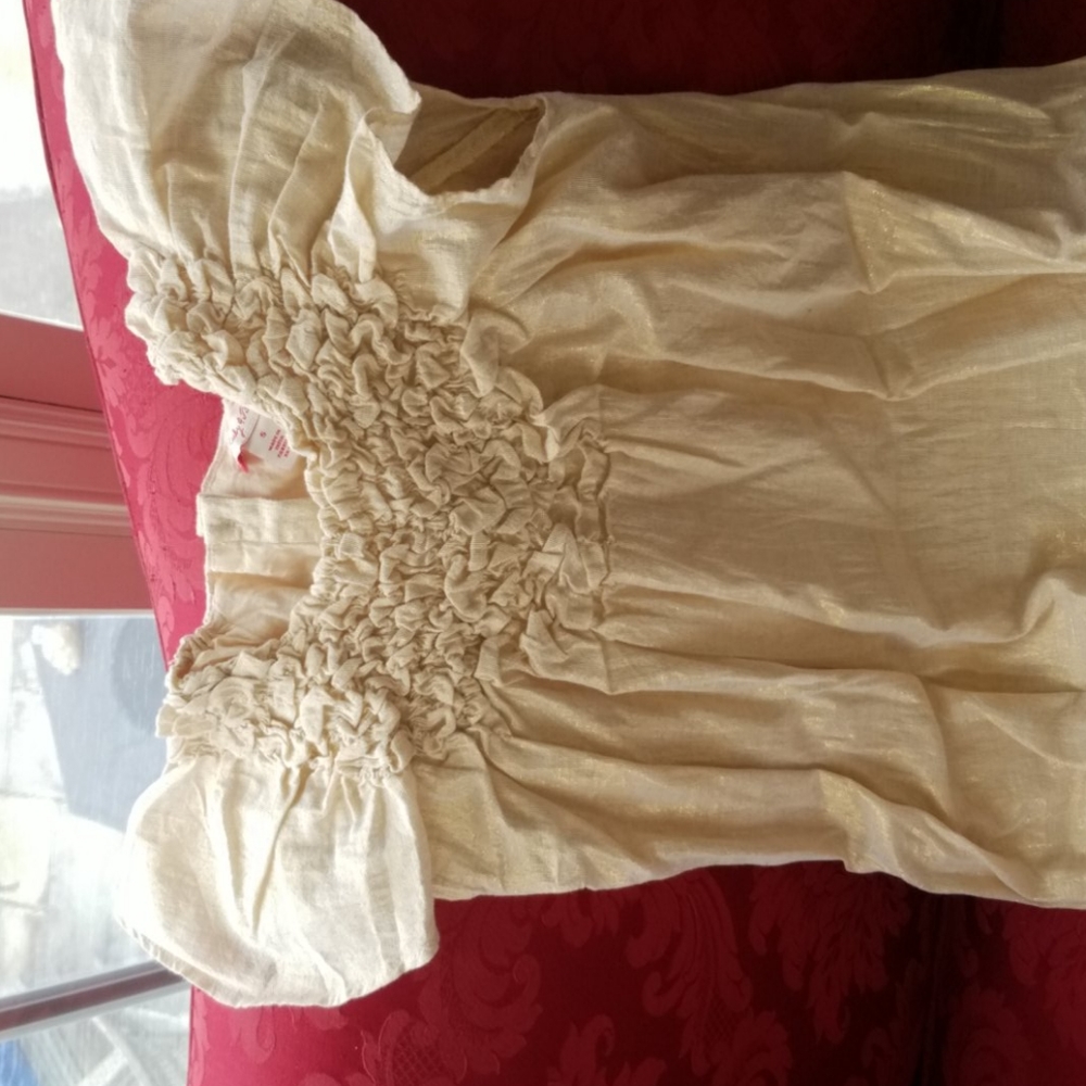 Gold cotton Ruby & Bloom dress